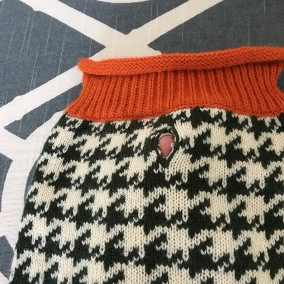 NEW FabDog Fab Dog Houndstooth Pet Sweater RARE - Picture 8 of 10